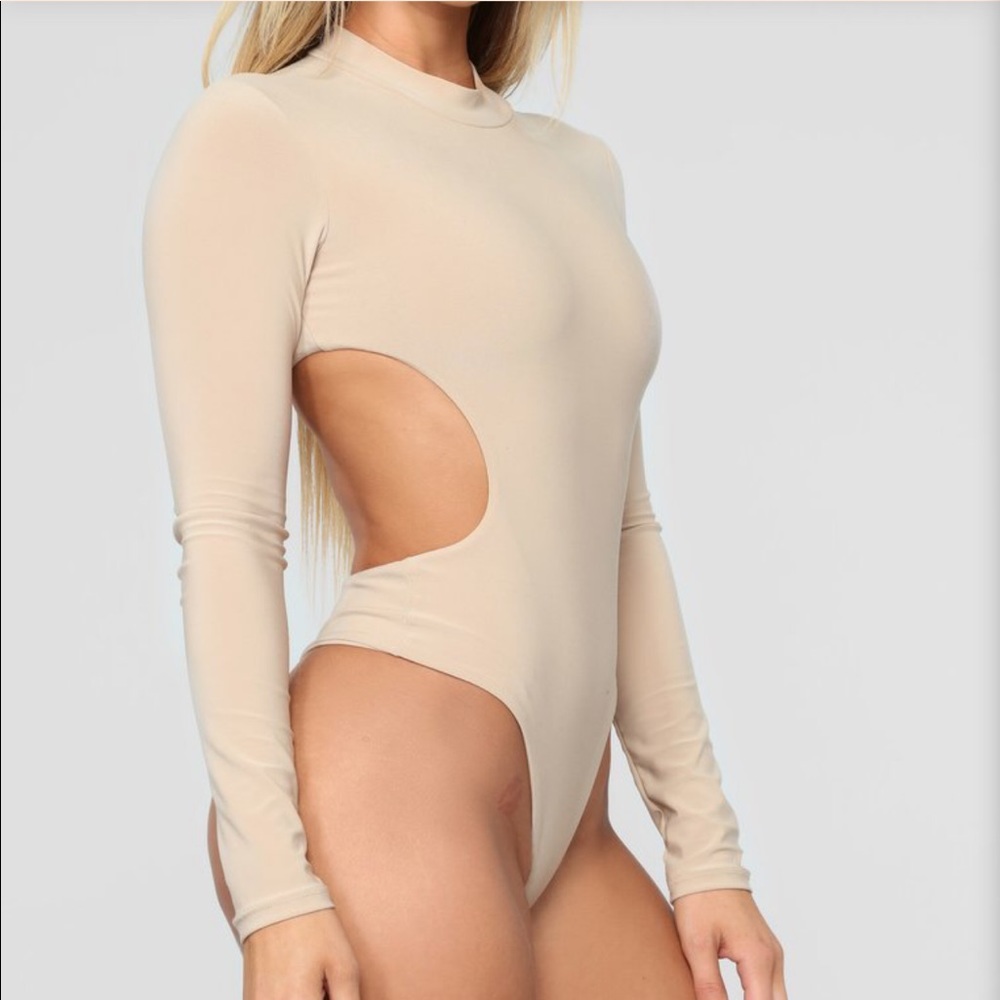 Nude Fashion Nova bodysuit